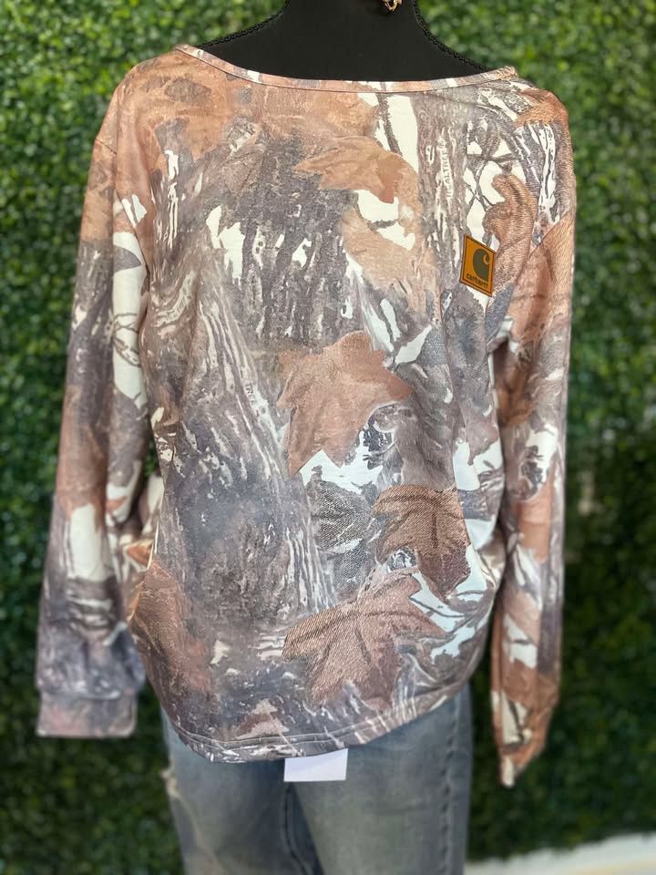 Carhart Camo Sweater