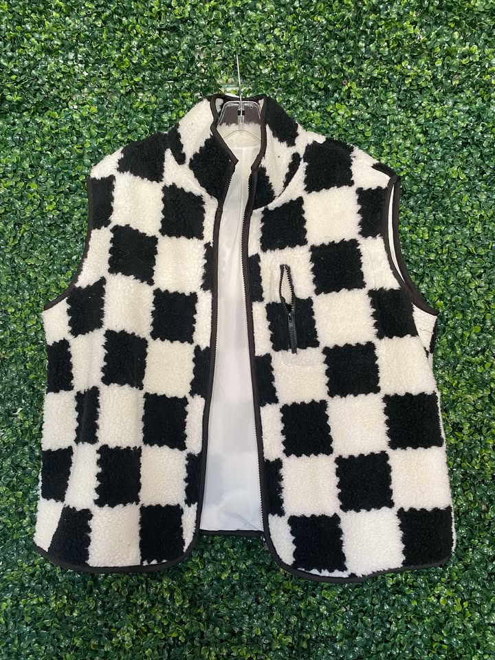 Checkered Vest
